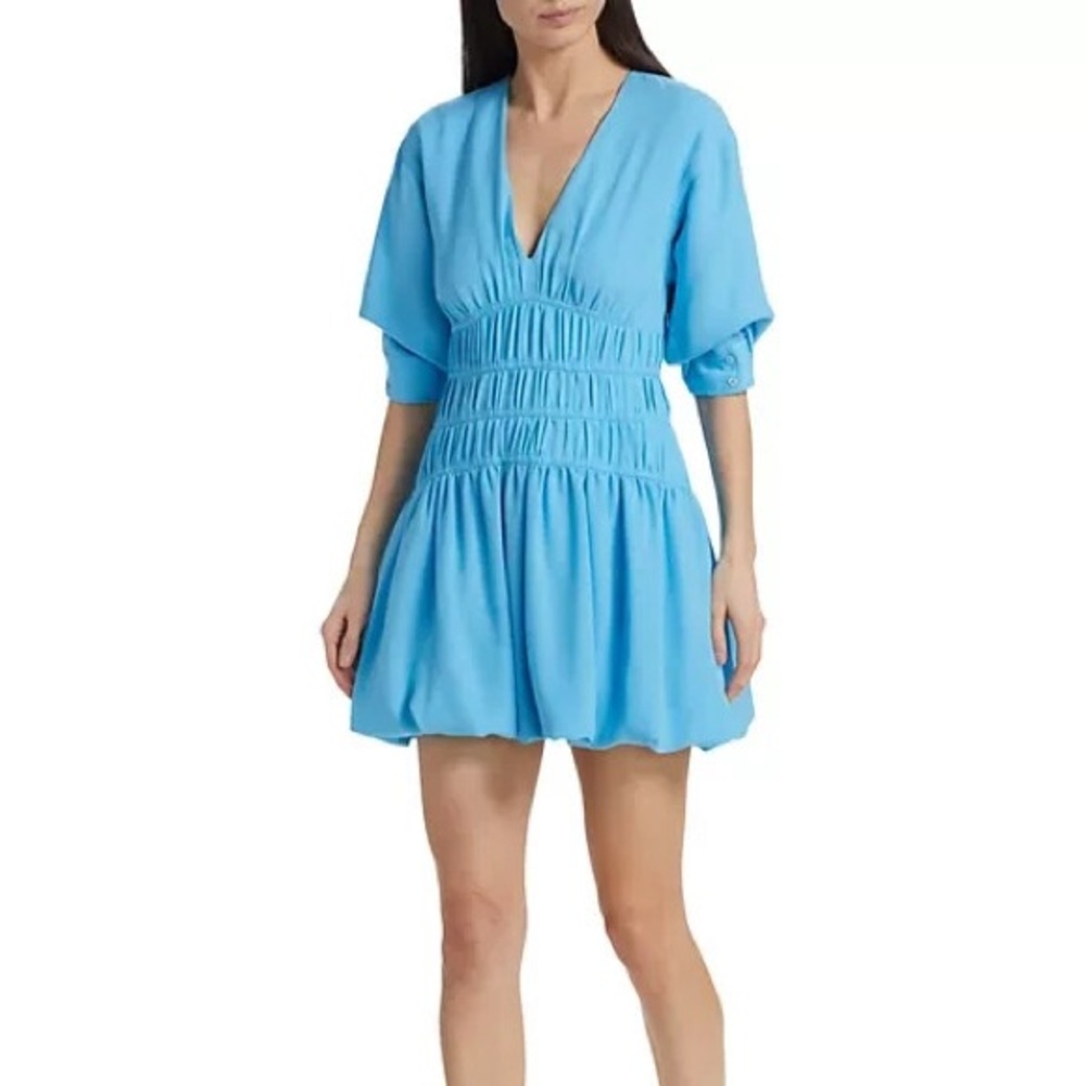 Jonathan Simkhai Vibrant Blue Textured Dress
